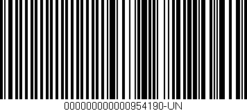Código de barras (EAN, GTIN, SKU, ISBN): '000000000000954190-UN'