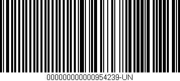 Código de barras (EAN, GTIN, SKU, ISBN): '000000000000954239-UN'