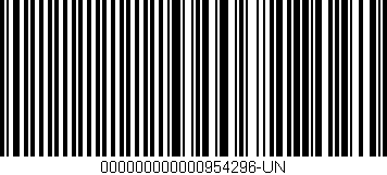 Código de barras (EAN, GTIN, SKU, ISBN): '000000000000954296-UN'