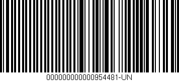 Código de barras (EAN, GTIN, SKU, ISBN): '000000000000954481-UN'