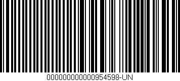 Código de barras (EAN, GTIN, SKU, ISBN): '000000000000954598-UN'