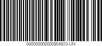 Código de barras (EAN, GTIN, SKU, ISBN): '000000000000954923-UN'