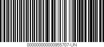 Código de barras (EAN, GTIN, SKU, ISBN): '000000000000955707-UN'