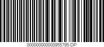 Código de barras (EAN, GTIN, SKU, ISBN): '000000000000955795-DP'