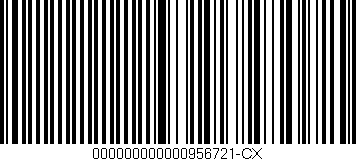 Código de barras (EAN, GTIN, SKU, ISBN): '000000000000956721-CX'