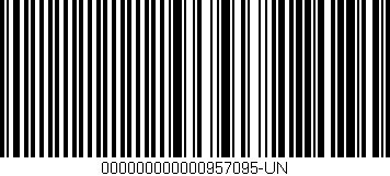 Código de barras (EAN, GTIN, SKU, ISBN): '000000000000957095-UN'