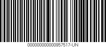 Código de barras (EAN, GTIN, SKU, ISBN): '000000000000957517-UN'