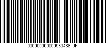 Código de barras (EAN, GTIN, SKU, ISBN): '000000000000958466-UN'