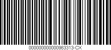 Código de barras (EAN, GTIN, SKU, ISBN): '000000000000963313-CX'
