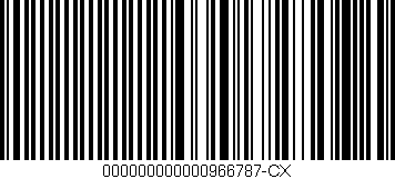 Código de barras (EAN, GTIN, SKU, ISBN): '000000000000966787-CX'