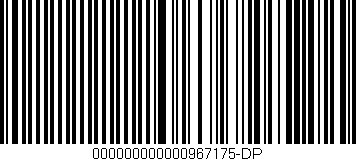 Código de barras (EAN, GTIN, SKU, ISBN): '000000000000967175-DP'