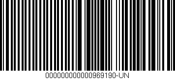 Código de barras (EAN, GTIN, SKU, ISBN): '000000000000969190-UN'