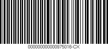 Código de barras (EAN, GTIN, SKU, ISBN): '000000000000975016-CX'
