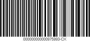 Código de barras (EAN, GTIN, SKU, ISBN): '000000000000975993-CX'