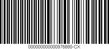 Código de barras (EAN, GTIN, SKU, ISBN): '000000000000976880-CX'