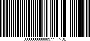 Código de barras (EAN, GTIN, SKU, ISBN): '000000000000977117-BL'