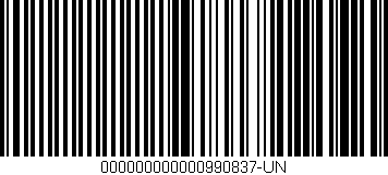 Código de barras (EAN, GTIN, SKU, ISBN): '000000000000990837-UN'