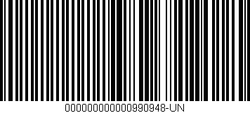 Código de barras (EAN, GTIN, SKU, ISBN): '000000000000990948-UN'