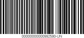 Código de barras (EAN, GTIN, SKU, ISBN): '000000000000992590-UN'