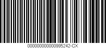 Código de barras (EAN, GTIN, SKU, ISBN): '000000000000995242-CX'