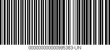 Código de barras (EAN, GTIN, SKU, ISBN): '000000000000995383-UN'