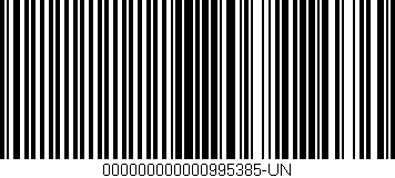 Código de barras (EAN, GTIN, SKU, ISBN): '000000000000995385-UN'