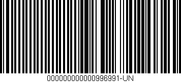 Código de barras (EAN, GTIN, SKU, ISBN): '000000000000996991-UN'