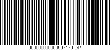 Código de barras (EAN, GTIN, SKU, ISBN): '000000000000997179-DP'