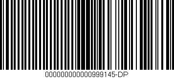Código de barras (EAN, GTIN, SKU, ISBN): '000000000000999145-DP'