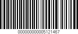 Código de barras (EAN, GTIN, SKU, ISBN): '000000000005121467'