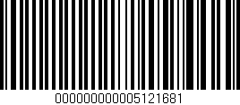 Código de barras (EAN, GTIN, SKU, ISBN): '000000000005121681'