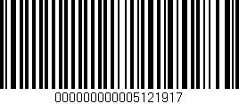 Código de barras (EAN, GTIN, SKU, ISBN): '000000000005121917'
