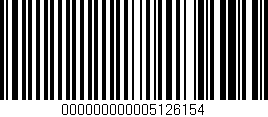 Código de barras (EAN, GTIN, SKU, ISBN): '000000000005126154'