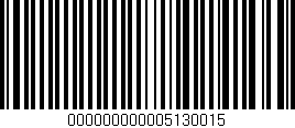 Código de barras (EAN, GTIN, SKU, ISBN): '000000000005130015'
