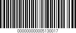 Código de barras (EAN, GTIN, SKU, ISBN): '000000000005130017'