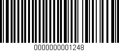 Código de barras (EAN, GTIN, SKU, ISBN): '0000000001248'