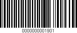 Código de barras (EAN, GTIN, SKU, ISBN): '0000000001901'