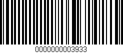 Código de barras (EAN, GTIN, SKU, ISBN): '0000000003933'