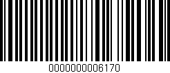 Código de barras (EAN, GTIN, SKU, ISBN): '0000000006170'