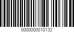 Código de barras (EAN, GTIN, SKU, ISBN): '0000000010132'