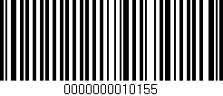Código de barras (EAN, GTIN, SKU, ISBN): '0000000010155'