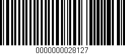Código de barras (EAN, GTIN, SKU, ISBN): '0000000028127'