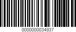 Código de barras (EAN, GTIN, SKU, ISBN): '0000000034937'