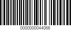 Código de barras (EAN, GTIN, SKU, ISBN): '0000000044066'