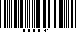 Código de barras (EAN, GTIN, SKU, ISBN): '0000000044134'