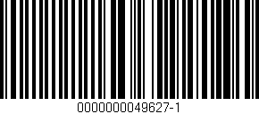 Código de barras (EAN, GTIN, SKU, ISBN): '0000000049627-1'