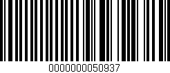 Código de barras (EAN, GTIN, SKU, ISBN): '0000000050937'