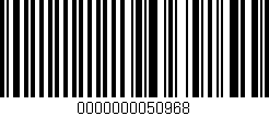 Código de barras (EAN, GTIN, SKU, ISBN): '0000000050968'