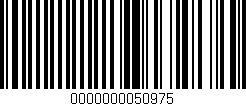 Código de barras (EAN, GTIN, SKU, ISBN): '0000000050975'