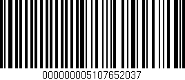 Código de barras (EAN, GTIN, SKU, ISBN): '000000005107652037'